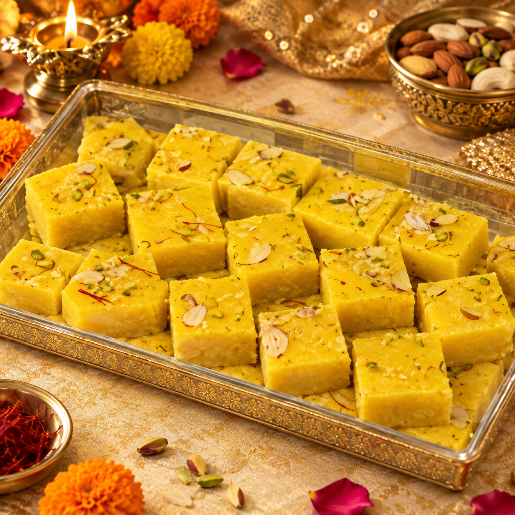 kesar barfi