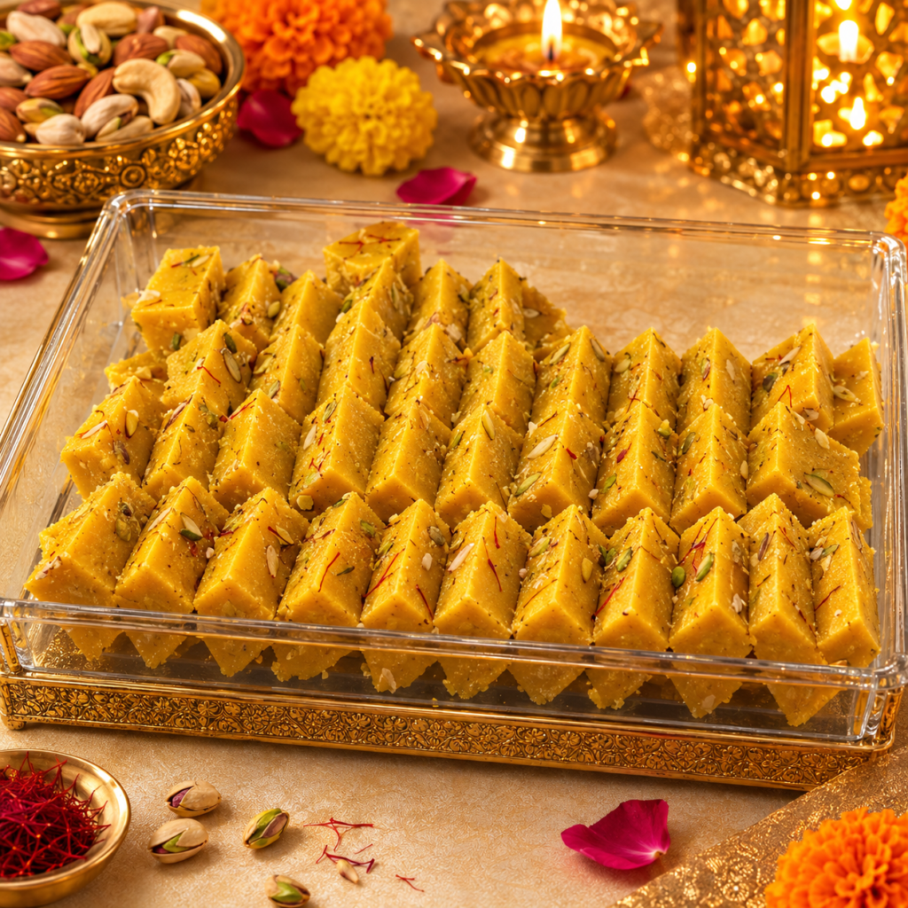 butter masoor barfi